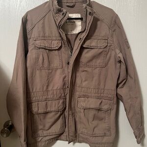 Y2K Abercrombie & Fitch Fall Khaki Military Jacket Outdoors Men’s Small